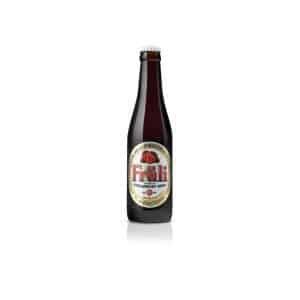 cerveza belga con fresa