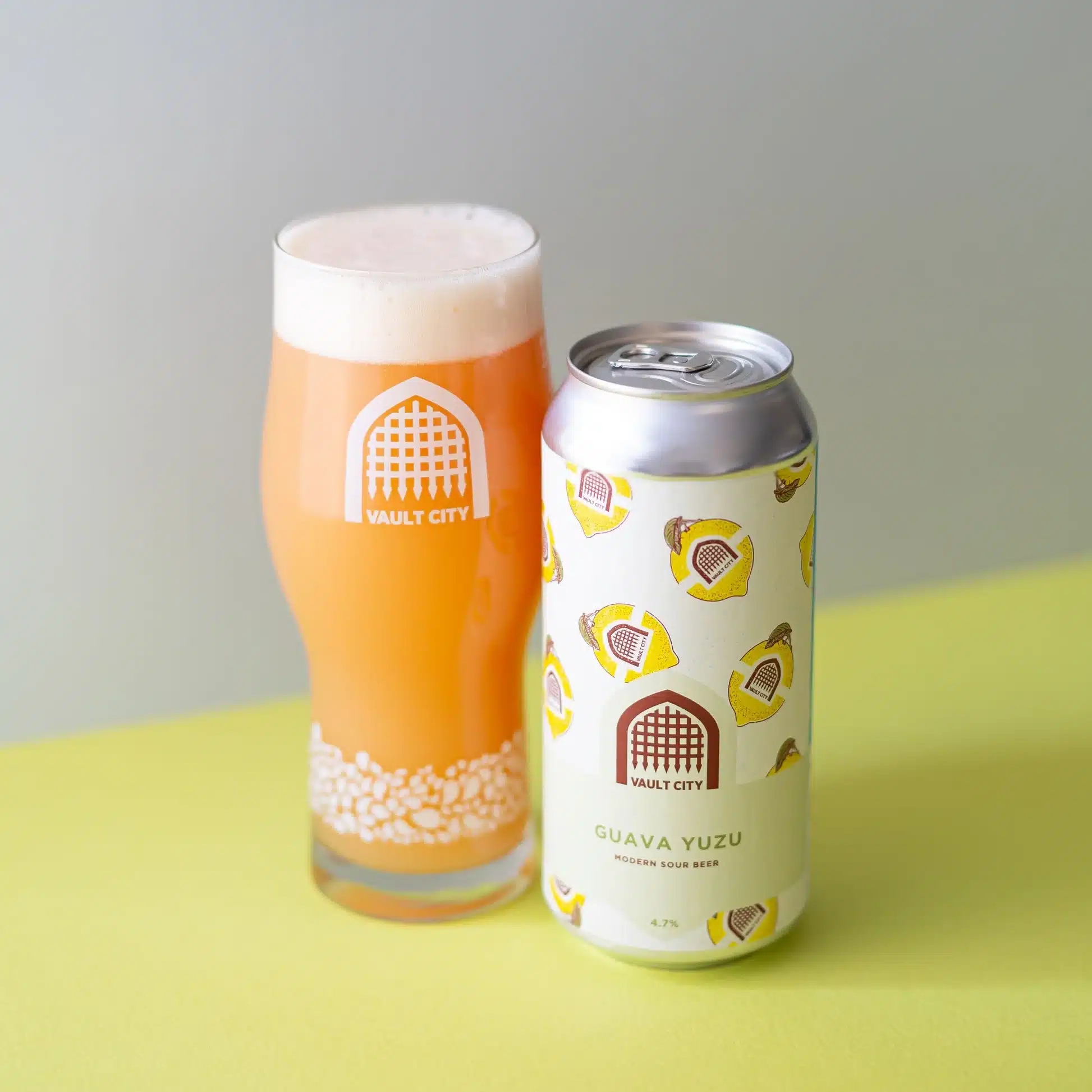 Vault City Guava Yuzu 4.7alc 44cl | guava yuzu cerveza sour Vault City Guava Yuzu