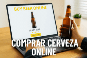 persona en casa que quiere comprar cerveza online
