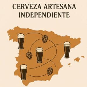 Mapa con mejores cervezas españolas