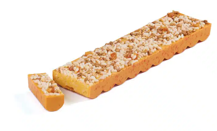Torrons Vicens Turrón de arroz y azafrán | turron de arroz y azafran turron de quique dacosta Torrons Vicens Turrón de arroz y azafrán