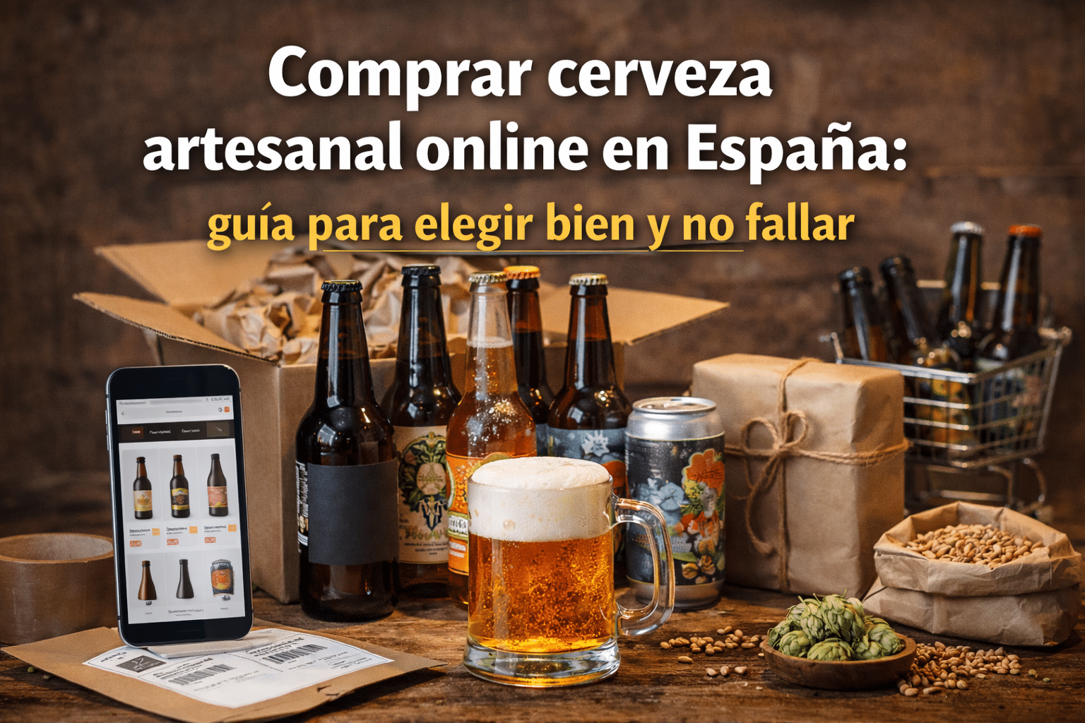 Comprar cerveza artesanal online en España